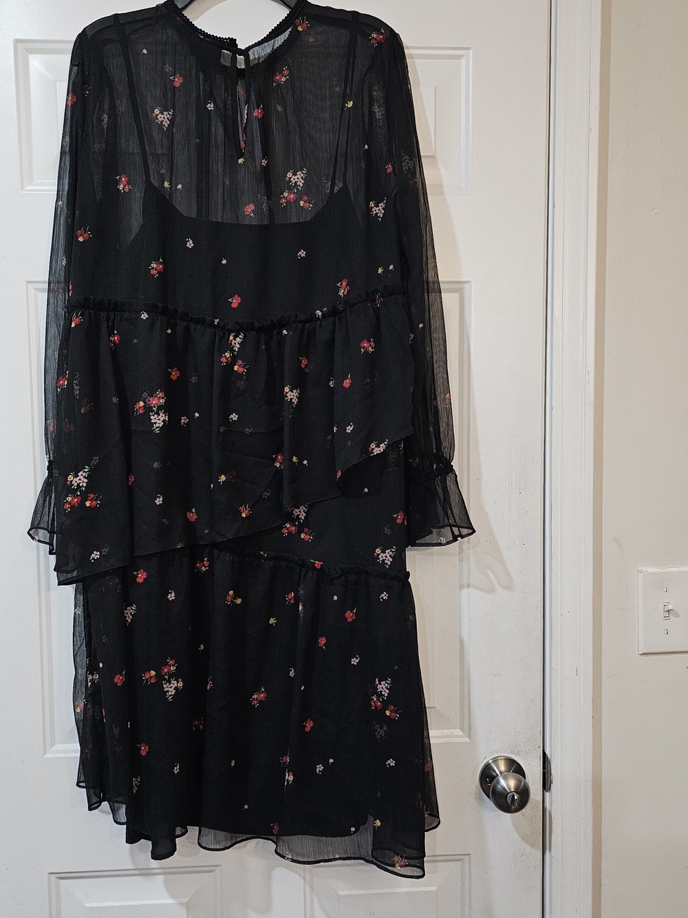 Who What Wear Black Dark Cottagecore Witchy Boho Size XXL Fairycore{Bx26} - Picture 6 of 11